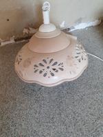 Lampenschirm Keramik, Blumen, höhenverstellbare Lampe Vintage DDR Sachsen - Pausa/Vogtland Vorschau