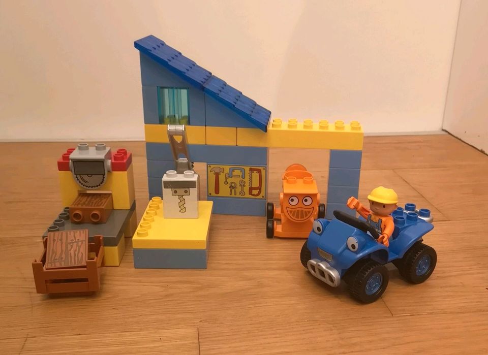 LEGO duplo Bob der Baumeister 3299 Sprinti & Mixi Bobs Werkstatt in Binzen