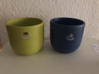 2 x Übertopf blau + grün H 9 cm -  Leni Collection Stuttgart - Stuttgart-Süd Vorschau