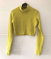 BERSHKA Mädchen Damen S kurz Langarmshirt neongrün 36 34 Sachsen-Anhalt - Magdeburg Vorschau