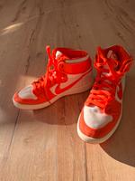 Nike Air Jordan 1 Mid white/orange in Größe 42,5 Bayern - Schongau Vorschau