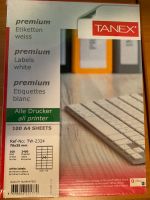 Premium Etiketten 70x35 mm, 100 Blatt, 2400 Stk., Neu+OVP Bayern - Vaterstetten Vorschau