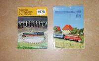 DDR Ostalgie Modell Eisenbahn Kalender Jahre 1976 und 1978 Bayern - Aschaffenburg Vorschau
