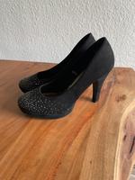 Pumps schwarz Glitzer - Größe 38 Baden-Württemberg - Freudenstadt Vorschau