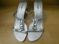 Damen Sandale, Pantolette40,neu silber, Strass, elegant Bayern - Sulzthal Vorschau