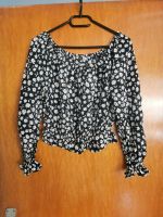 Shirt H&M Blumen Gr. S schwarz weiß Innenstadt - Köln Altstadt Vorschau