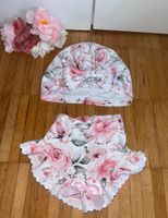 Handmade Baby Set Halstuch Turban Mütze Rosen Blumen spitze Baden-Württemberg - Lörrach Vorschau