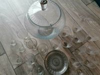 24 tlg. großes Bowle Set Glasbowle mit 17 Gläsern u. 6 Schalen Sachsen - Jößnitz Vorschau