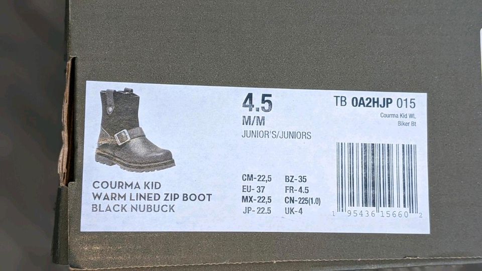 Timberland Stiefel Stiefeletten Gr 37 NEU Leder schwarz in Grafing bei München