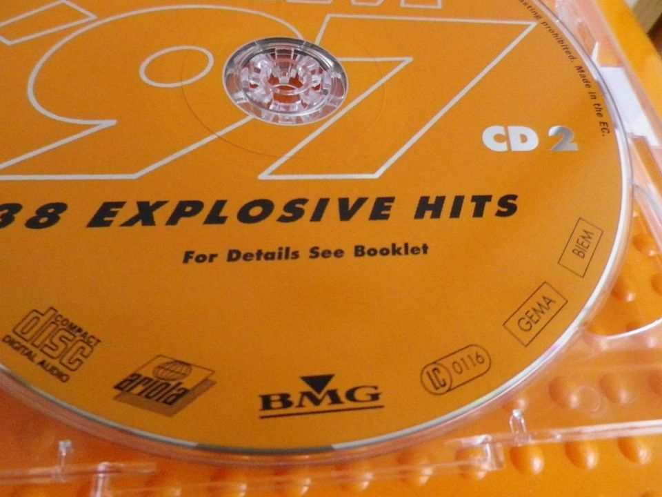 CD 7: CD 1 + CD 2 BOOOM '97  38 explosive Hits, NO MERCY TIC TAC in Netphen