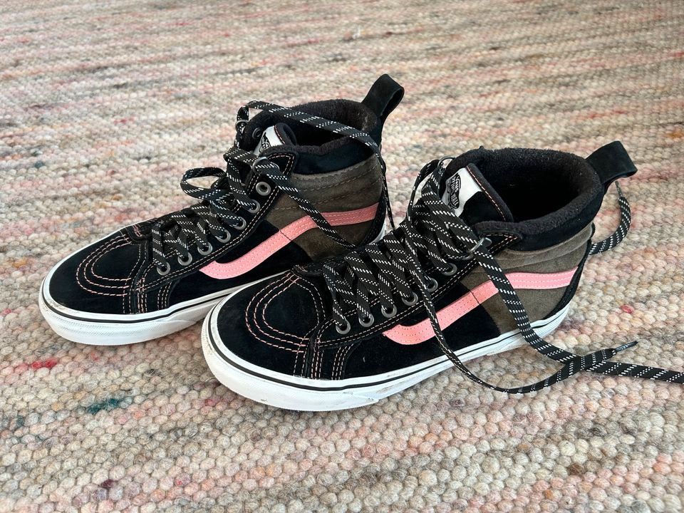 Vans SK8 hi Sneaker, schwarz grau rosa in Friedberg (Hessen)