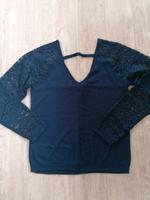 promod Pulli XL 42 pullover Spitze blau shirt Bayern - Thannhausen Vorschau