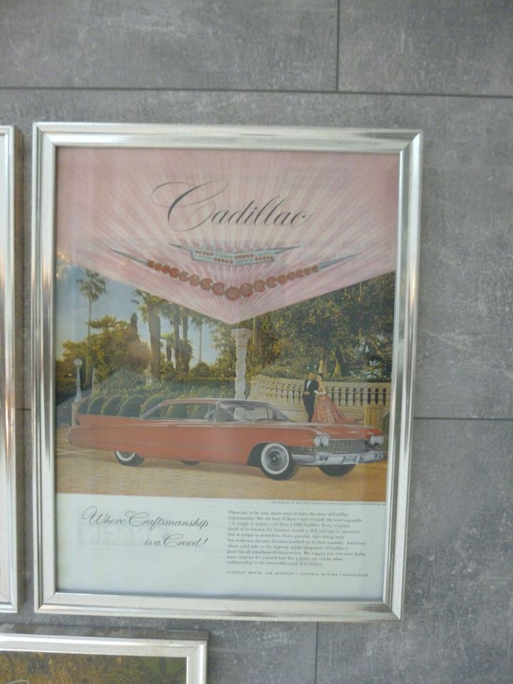 Bilderrahmen Bilderserie silber Motiv Cadillac Cadillacbilder TOP in Berlin