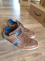 Bullboxer 44 halbschuhe sneaker Turnschuhe Leder Herren braun Sachsen - Augustusburg Vorschau
