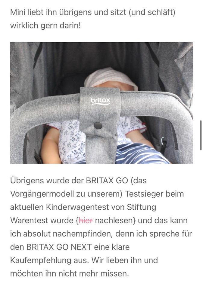 Kinderwagen Britax Römer Go Next inklusive Babywanne in Saarbrücken