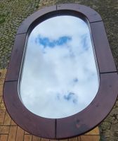 Alter ovaler Spiegel mit Holz Vintage 70er Niedersachsen - Scheden Vorschau