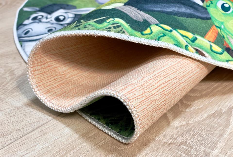 Teppich Kinderzimmer „Dschun" Rund-120cm waschbar (Modell:9730) in Remscheid