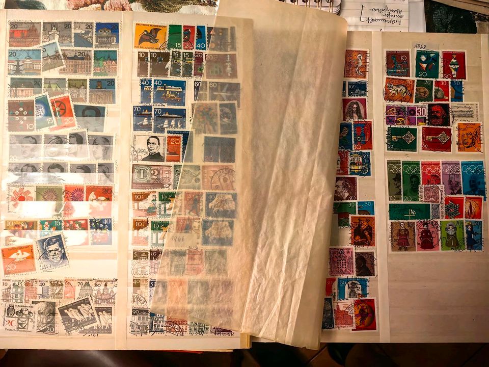 Briefmarken Deutschland 1950 bis 2001 gestempelt Sammlung in Braunsbedra