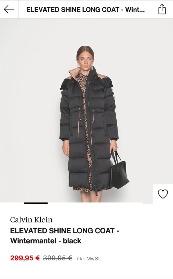 Calvin Klein Daunen Mantel extra lang in Moers