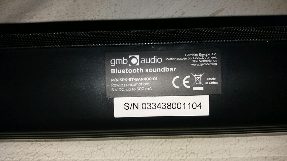 Bluetooth Soundbar v.5.0 in OVP in Pritzwalk