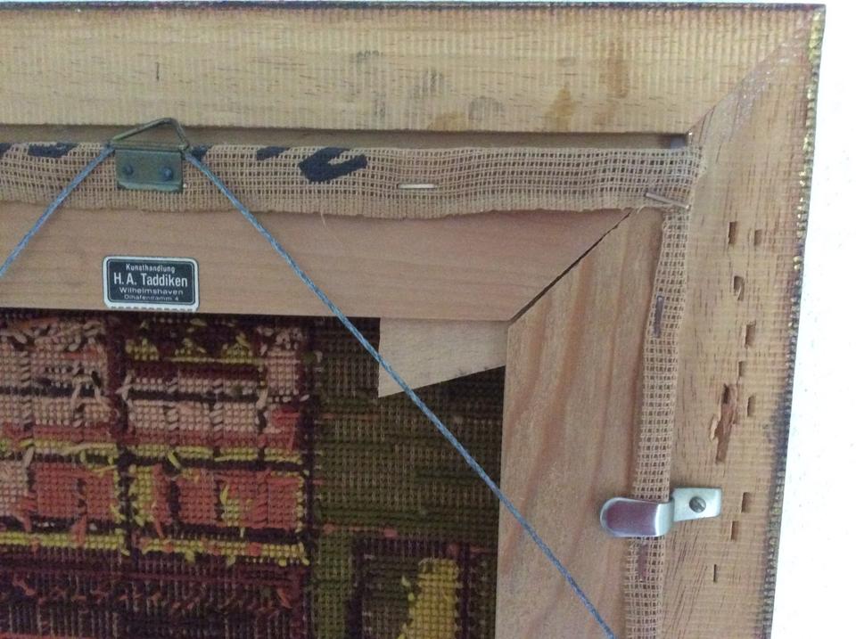 Gobelin, Gobelinbild, Stickbild Hanarbeit hochwertiger Rahmen in Lüneburg