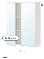 ENHET Spiegelschrank 2 Türen, weiß, 60x32x75 cm inkl. Griffe Friedrichshain-Kreuzberg - Friedrichshain Vorschau