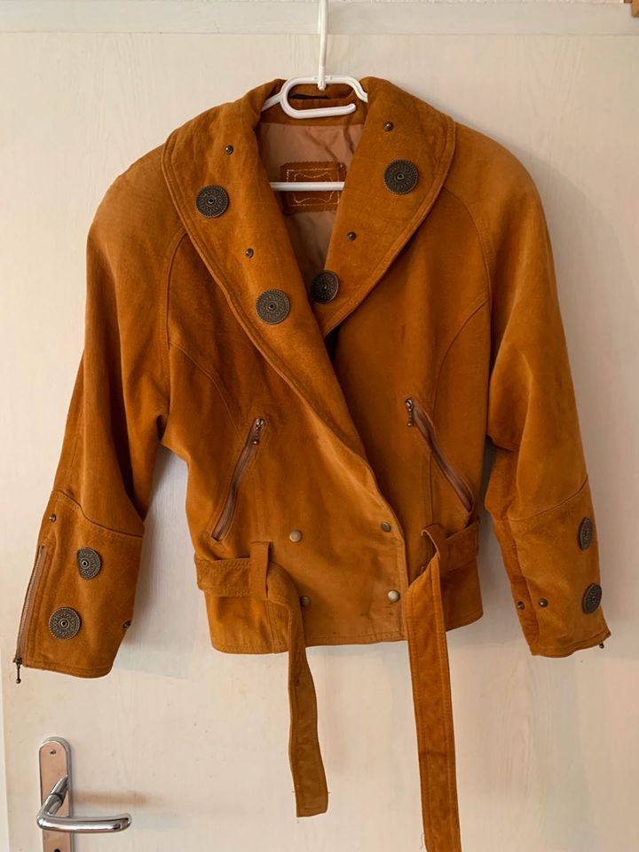 Vintage Lederjacke 38 oversized in Schwerin