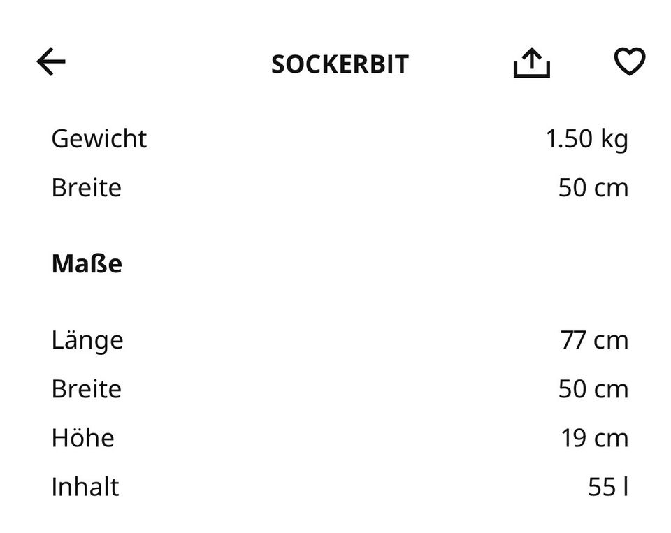 Ikea Sockerbit gr. Aufbewahrungsbox m. Deckel in Buchholz in der Nordheide