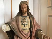 Große Herz Jesus Statue,Antiquität,Gips,Dekoration Baden-Württemberg - Hartheim Vorschau