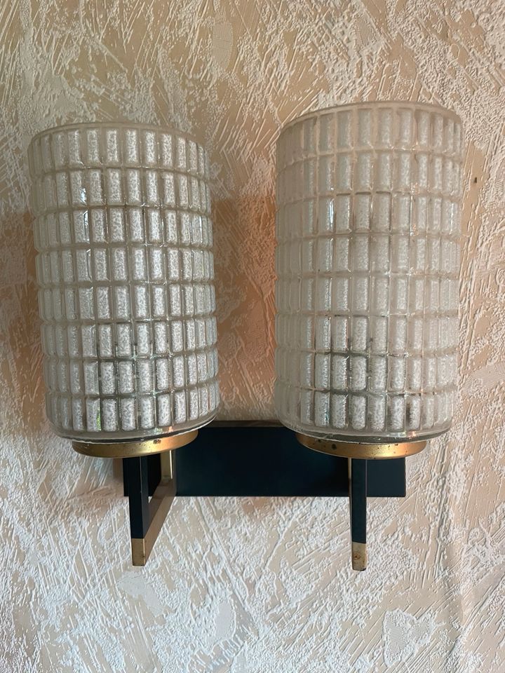 Vintage Wandlampe ca 60er 2x in Heidelberg