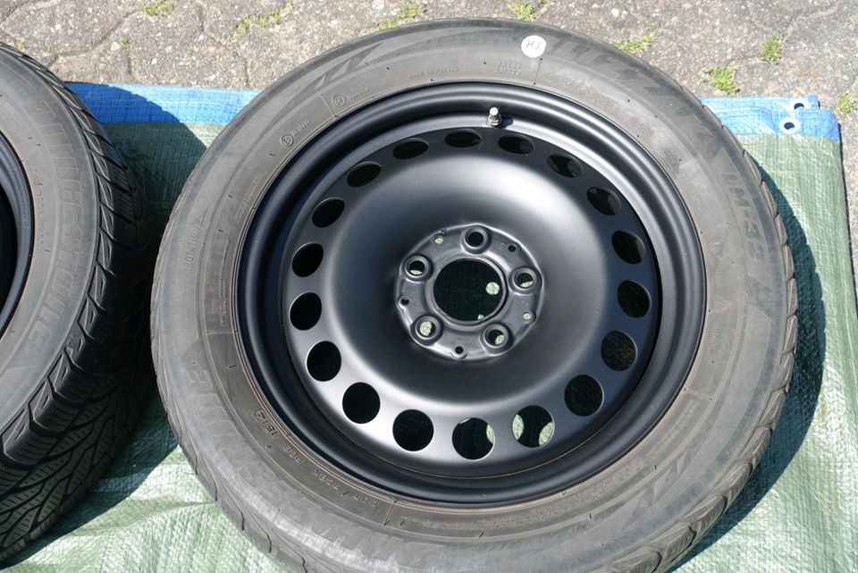 Bridgestone Winterreifen 205 55 R16 Stahlfelgen RDKS Mercedes in Schlangen