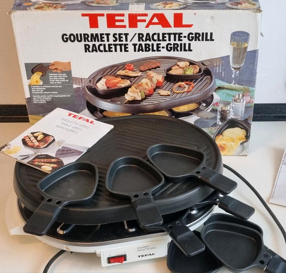 Tefal Raclette Tisch Grill Gourmet Set in Berlin