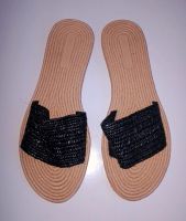 Schwarze Damen Pantoletten/Sandalen/Stretch Gr. 38/39 Hamburg-Mitte - Hamburg Horn Vorschau