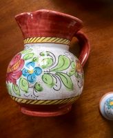 Krug handbemalt, italienische Deruta-Keramik Leipzig - Kleinzschocher Vorschau