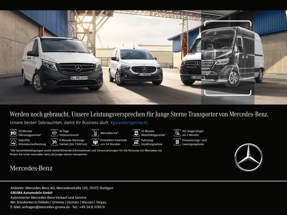 Mercedes-Benz Sprinter 319 CDI Pritsche LED+MBUX+TEMPOMAT+NEU in Döbeln