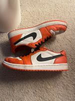 Nike Air Jordan 1 Low OG Schuhe (orange/weiss/schwarz) Düsseldorf - Flingern Nord Vorschau