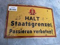 DDR Grenzschild Staatsgrenze BRD Mauer Stasi Niedersachsen - Delmenhorst Vorschau