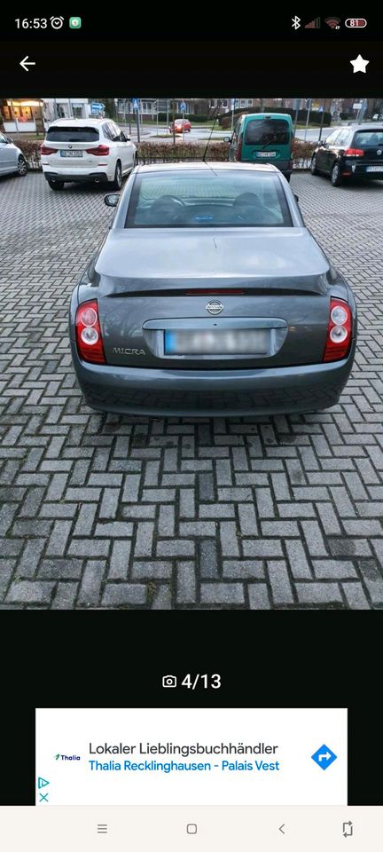 Nissan Micra Cabrio in Recklinghausen