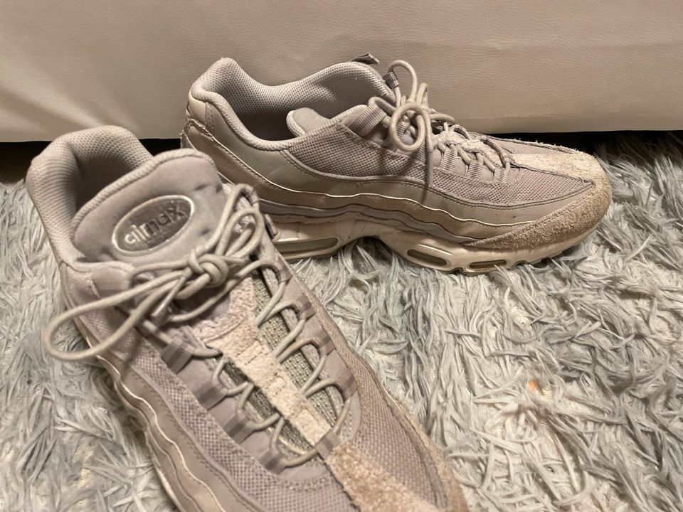 Nike Airmax 95 beige/ größe 44,5 in Ribnitz-Damgarten