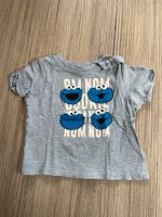 T-Shirt Gr. 68 H&M Blau Krümelmonster Sesamstraße Bayern - Titting Vorschau