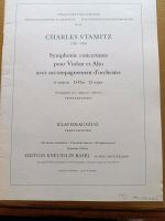 Charles Stamitz Symphonie concertante pour Violon et Alto Hessen - Eiterfeld Vorschau