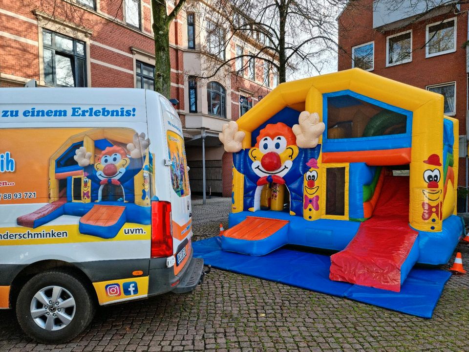 Hüpfburg Erlebnis Clown in Bremen