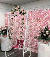 Blumenwand 3x2,30 m Hintergrund rosa Frankfurt am Main - Eckenheim Vorschau