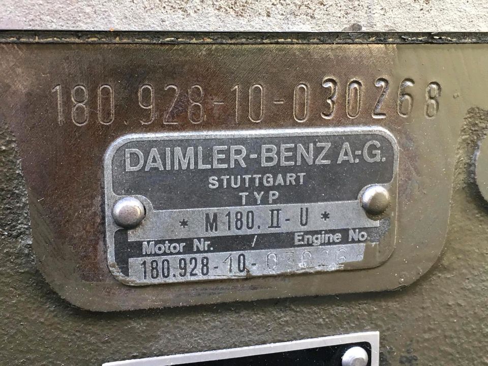 Mercedes Motor M180 NEU Unimog 404 Ponton 220S /8 in Ahlen