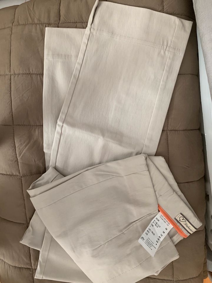 Stehmann Damenhose NEU beige/Stein Ina740 Gr.  36 in Friolzheim