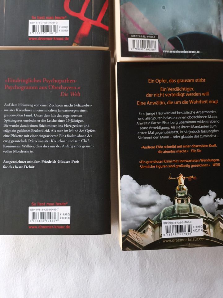 Andreas Föhr Bücherpaket Krimis mit Humor in München