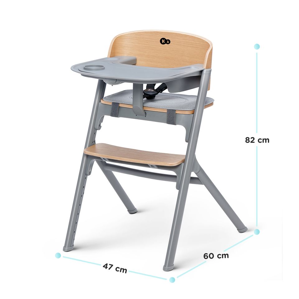 Kinderkraft 3in1 Hochstuhl LIVY - Wood - Tragfähigkeit 110 kg - NEU in Fulda