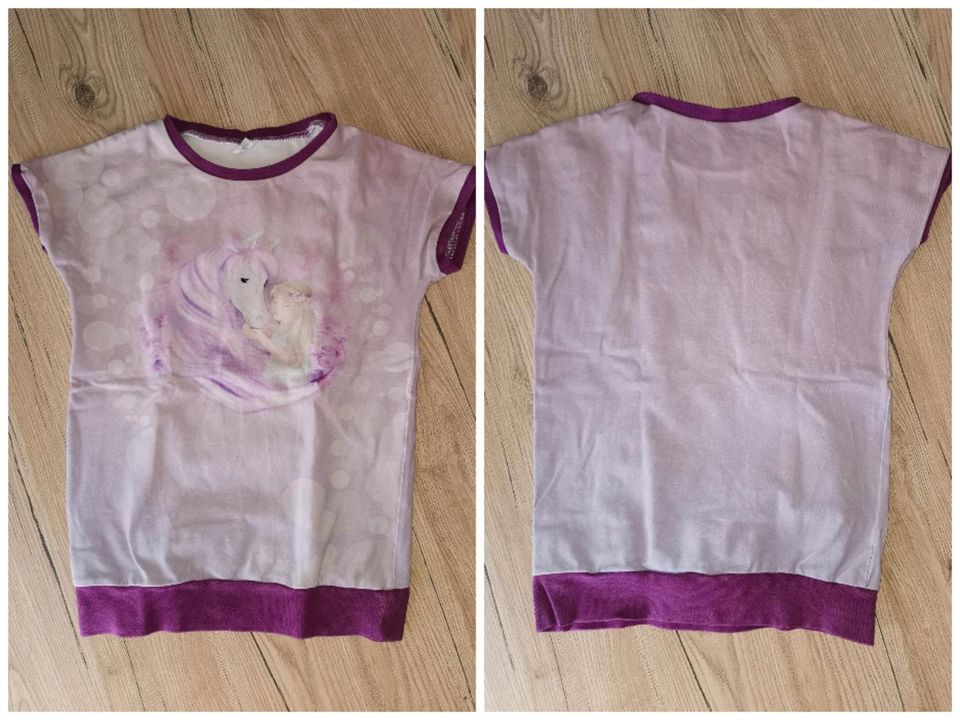 Kinderkleidung handmade Tshirt Gr. 122/128 CropTop in Delitzsch