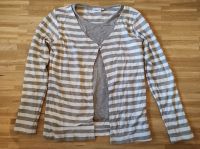 Pullover Größe 36/38 - grau-weiß gestreift - vorne geknöpft Buchholz-Kleefeld - Hannover Groß Buchholz Vorschau