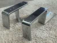 4 hochwertige Möbelfüße in Chrom für zB Lowboard Hessen - Babenhausen Vorschau